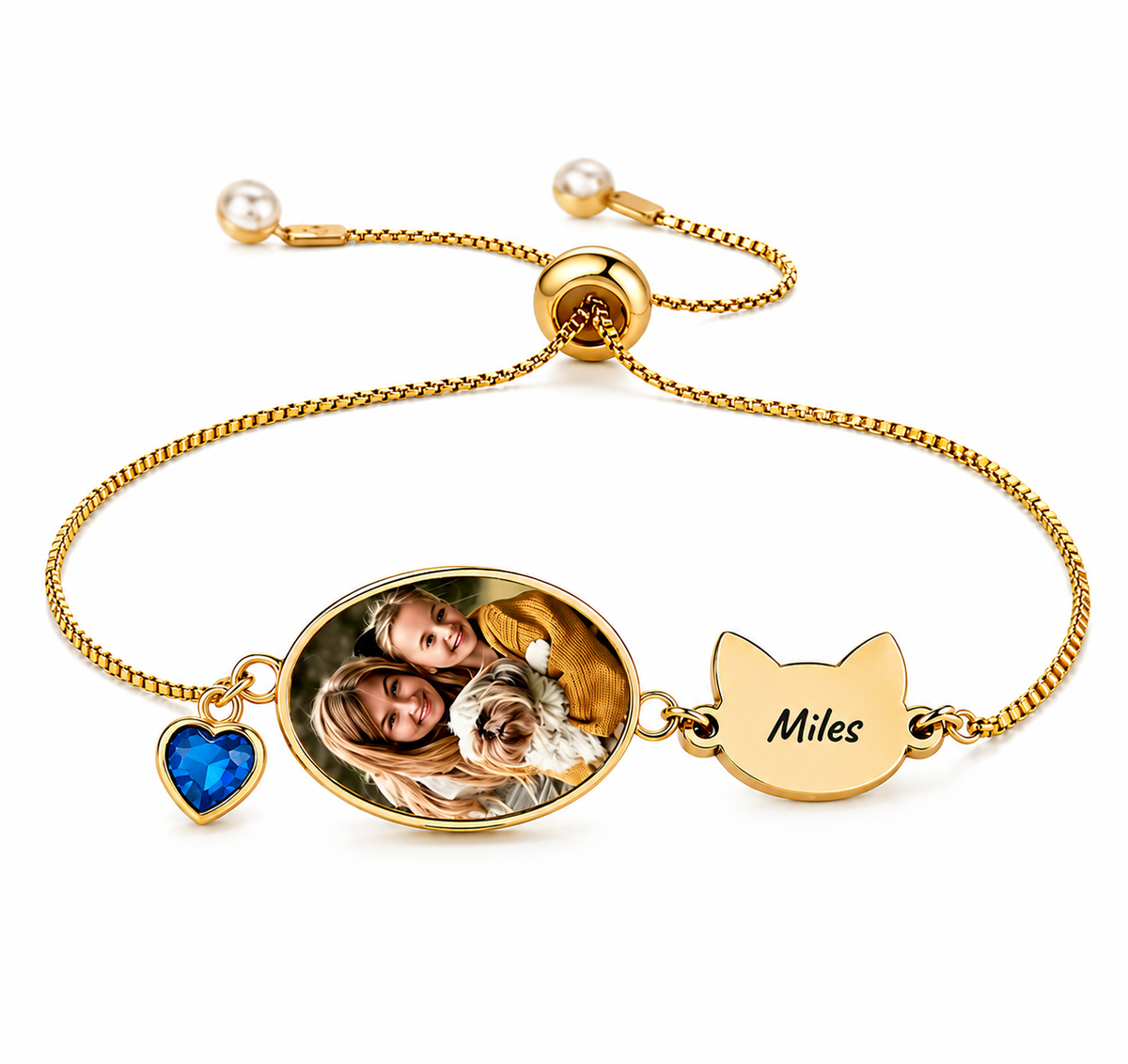 Pulsera Personalizada con Foto y Grabado