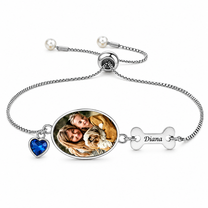 Pulsera Personalizada con Foto y Grabado