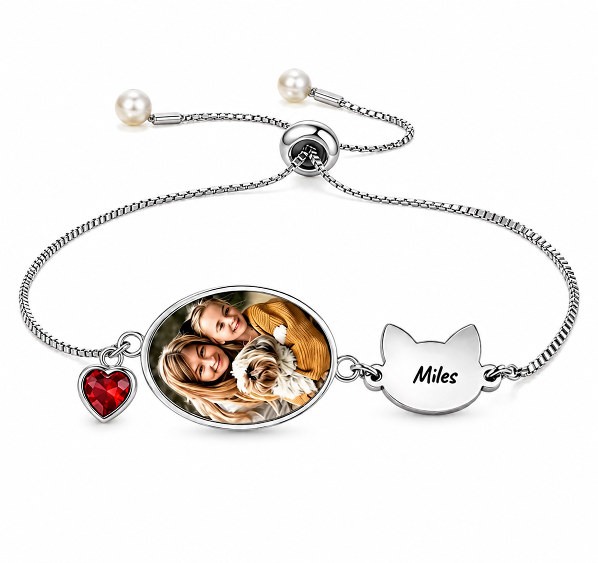Pulsera Personalizada con Foto y Grabado